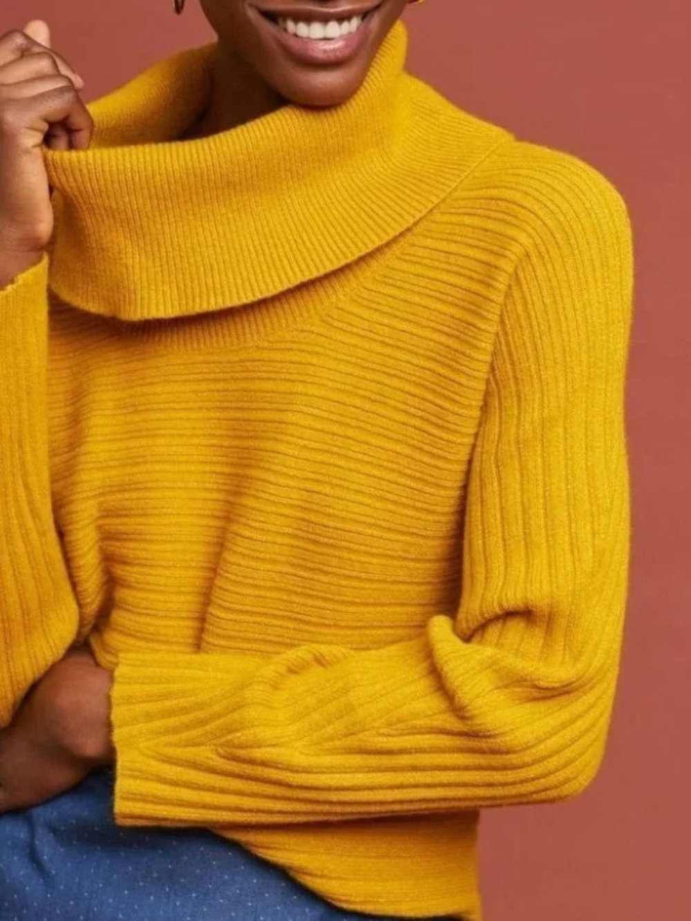 Moth Anthropologie Turtleneck Sweater